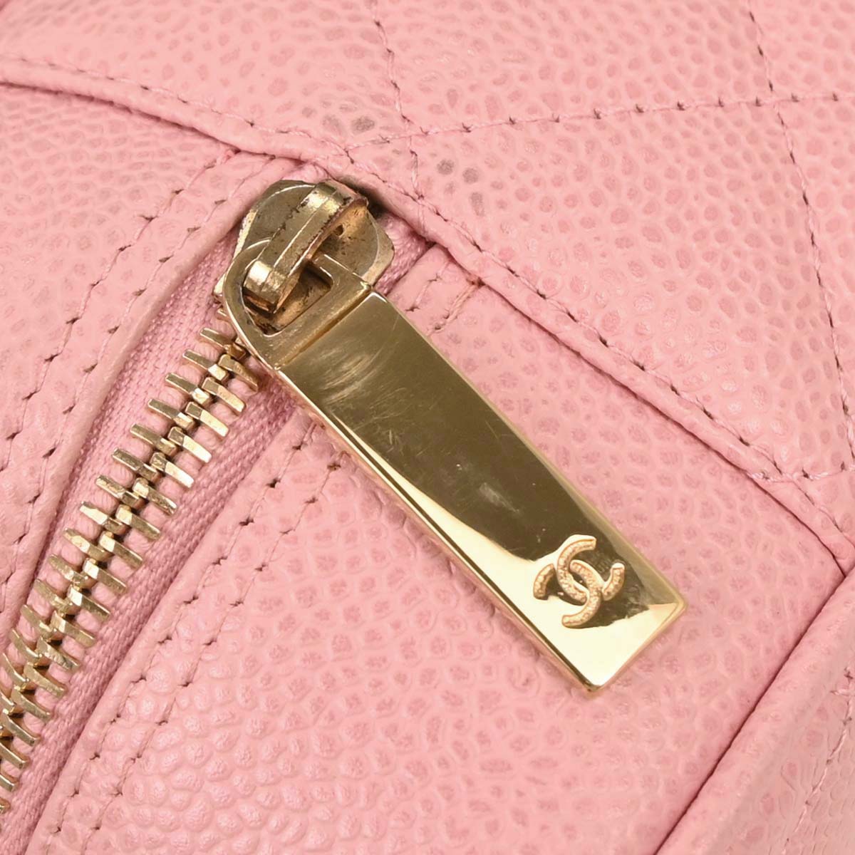 Chanel Pink Caviar Bowling Bag