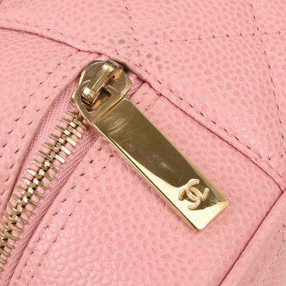 Chanel Pink Caviar Bowling Bag