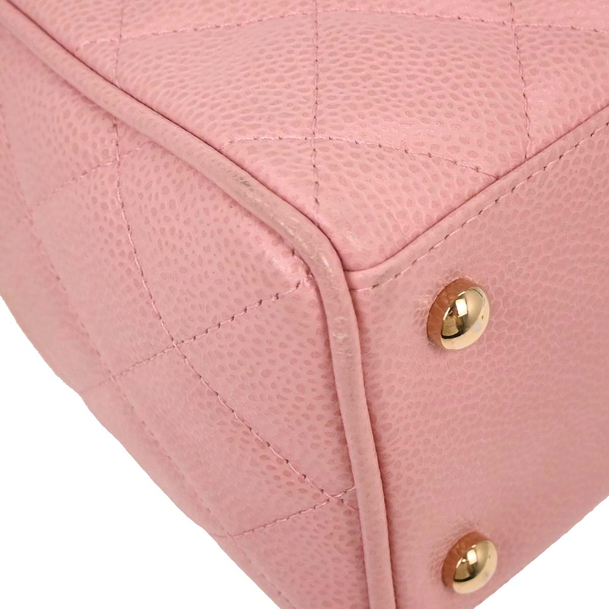 Chanel Pink Caviar Bowling Bag