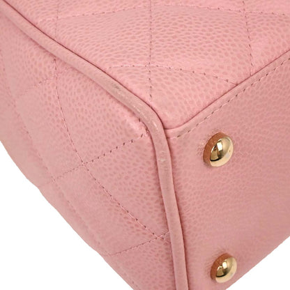 Chanel Pink Caviar Bowling Bag