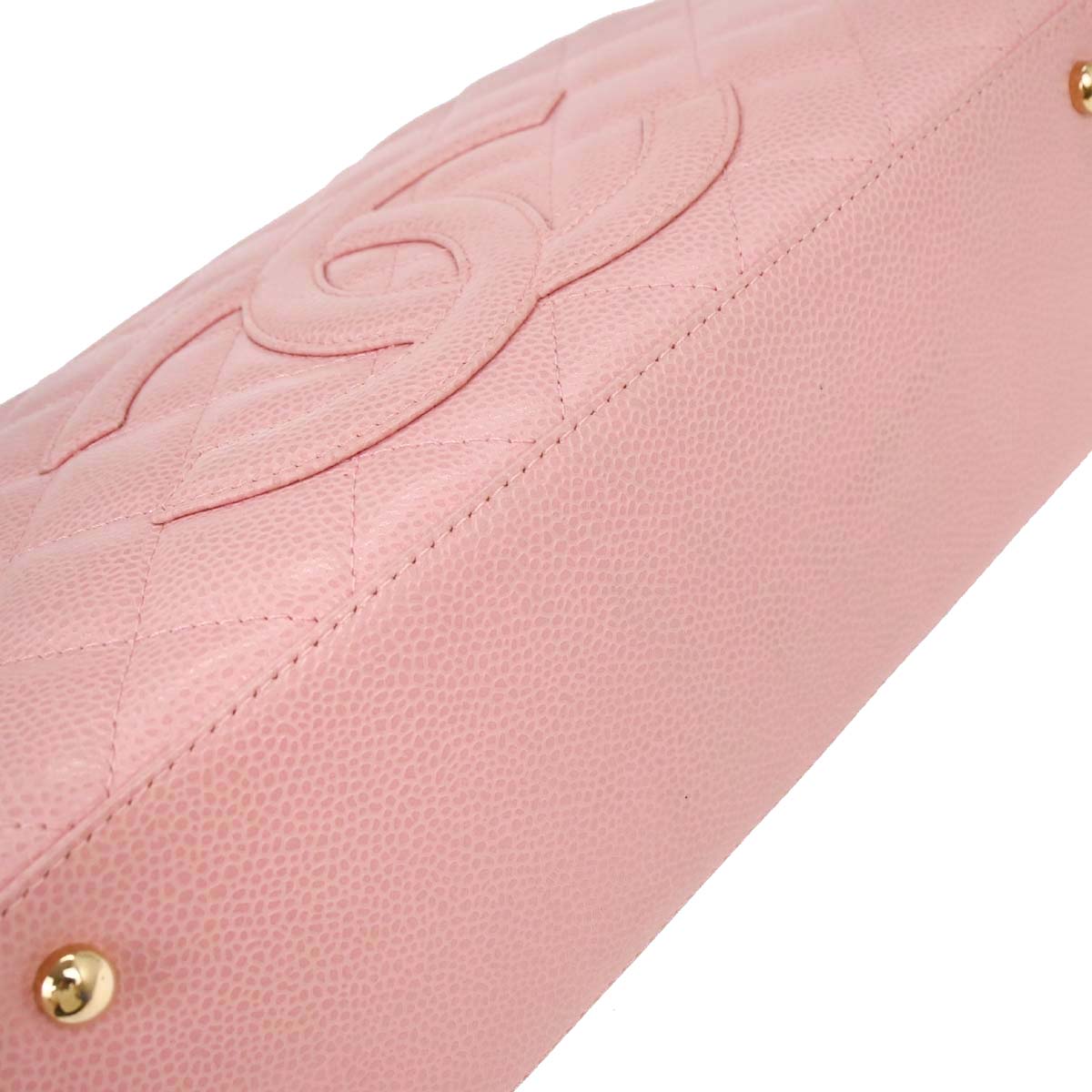 Chanel Pink Caviar Bowling Bag