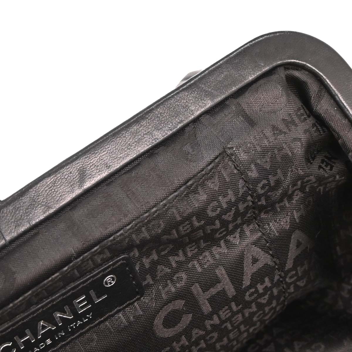 Chanel Black Lambskin Handbag