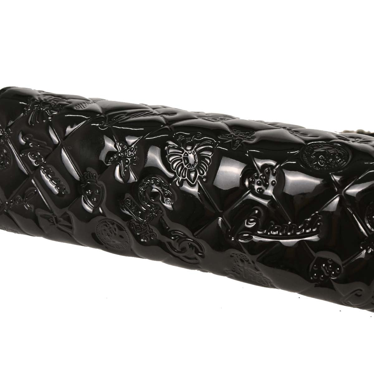 Chanel Black Patent Leather Icon Handbag