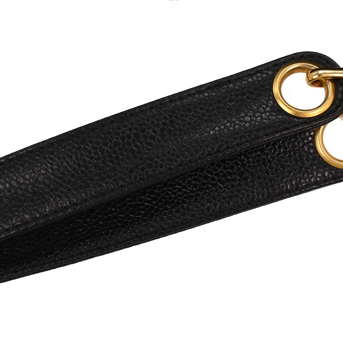 Chanel Black Caviar Triple CC Shoulder Tote Bag