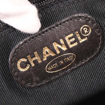 Chanel Black Caviar Triple CC Shoulder Tote Bag