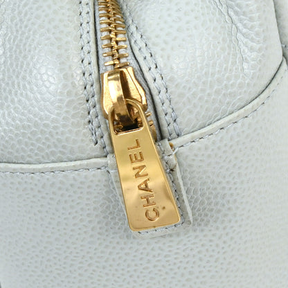 Chanel Light Blue Caviar Petite Timeless Tote PTT Chain Handbag