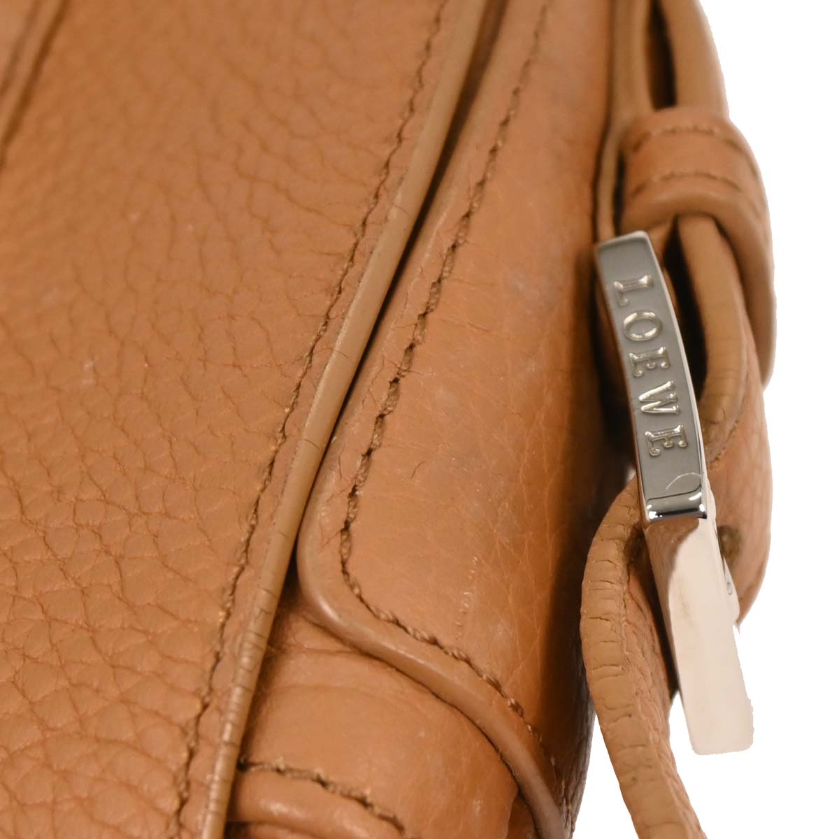 Loewe Brown Leather Handbag