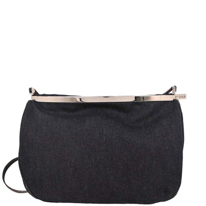 Fendi Navy Denim Shoulder Bag