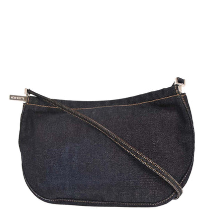 Fendi Navy Denim Shoulder Bag