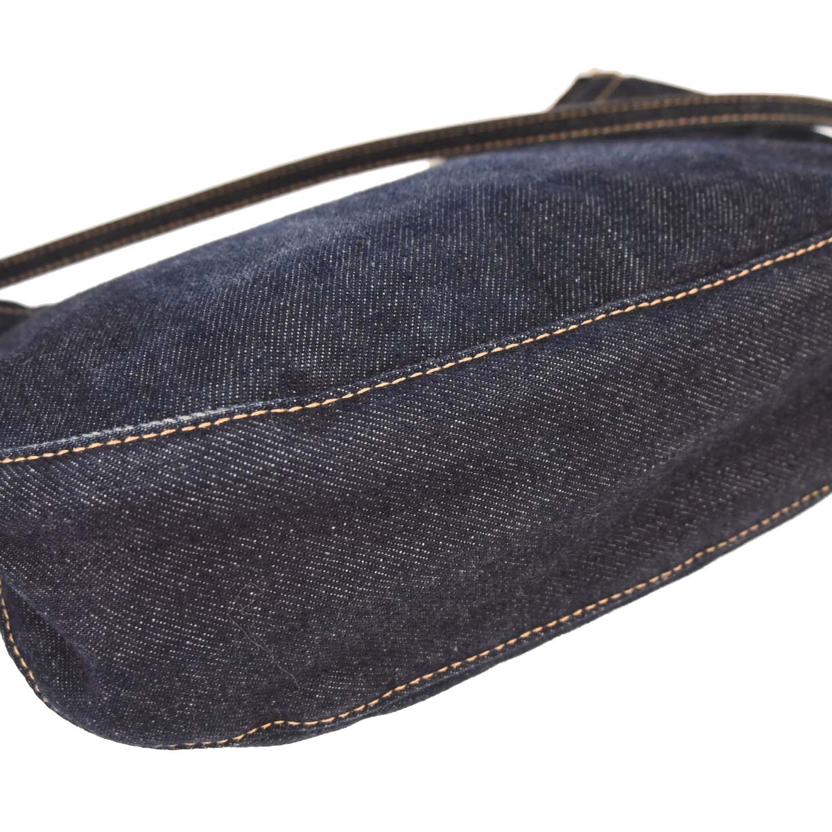 Fendi Navy Denim Shoulder Bag