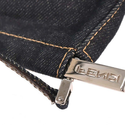 Fendi Navy Denim Shoulder Bag