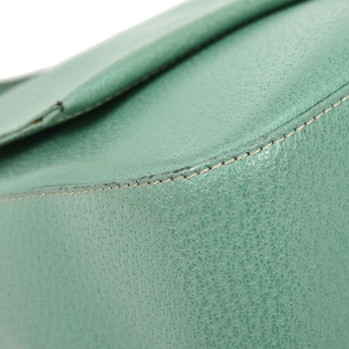 Fendi Emerald Green Leather Mamma Baguette Handbag