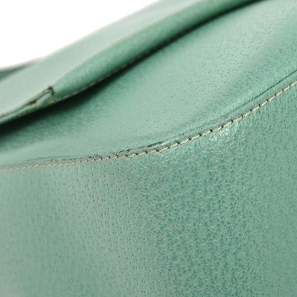 Fendi Emerald Green Leather Mamma Baguette Handbag