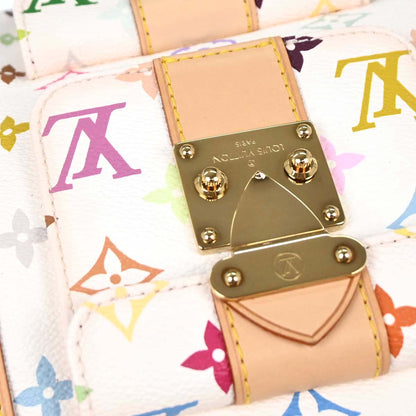 Louis Vuitton White Monogram Multicolor Keepall 45 Handbag M92641