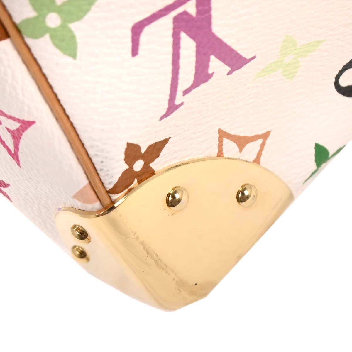 Louis Vuitton White Monogram Multicolor Keepall 45 Handbag M92641