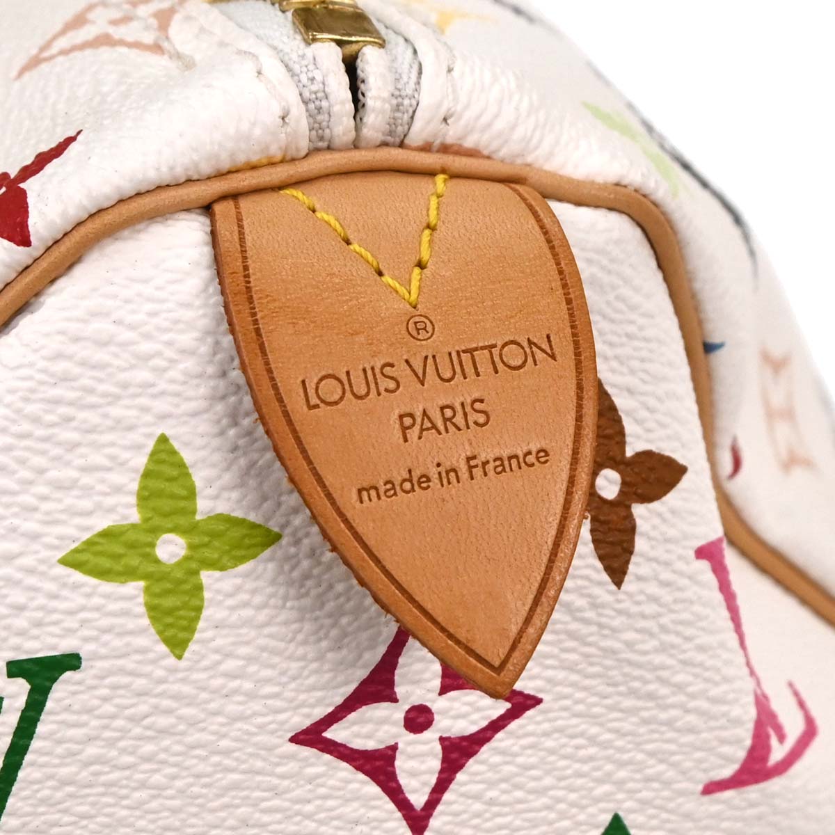 Louis Vuitton White Monogram Multicolor Keepall 45 Handbag M92641