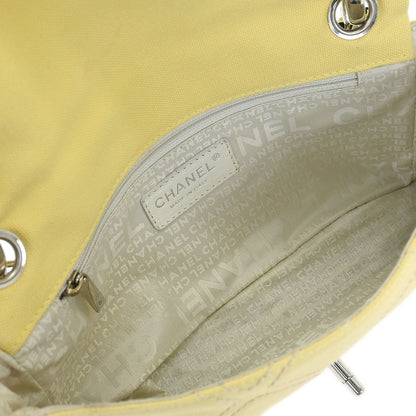 Chanel Yellow Canvas No.5 Handbag