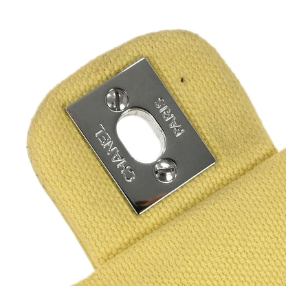 Chanel Yellow Canvas No.5 Handbag