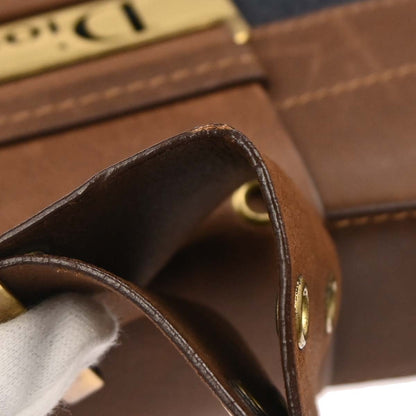 Christian Dior Navy Denim Street Chic Columbus Shoulder Bag