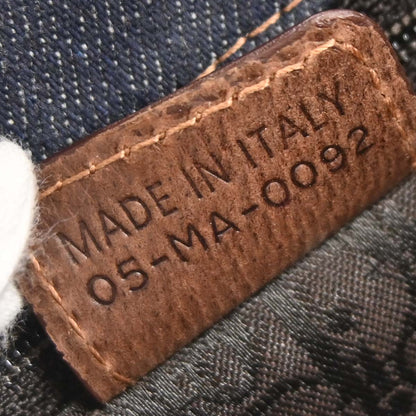 Christian Dior Navy Denim Street Chic Columbus Shoulder Bag