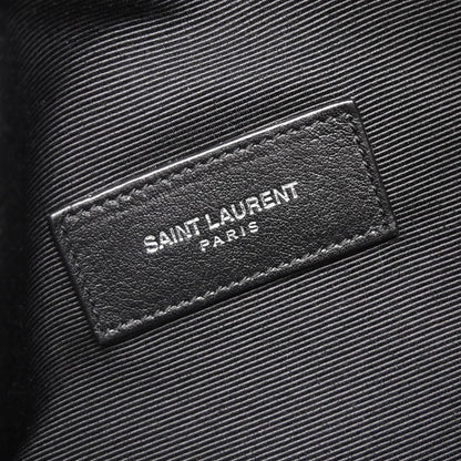 Saint Laurent Black Leather Rider Bucket Bag Shoulder Bag