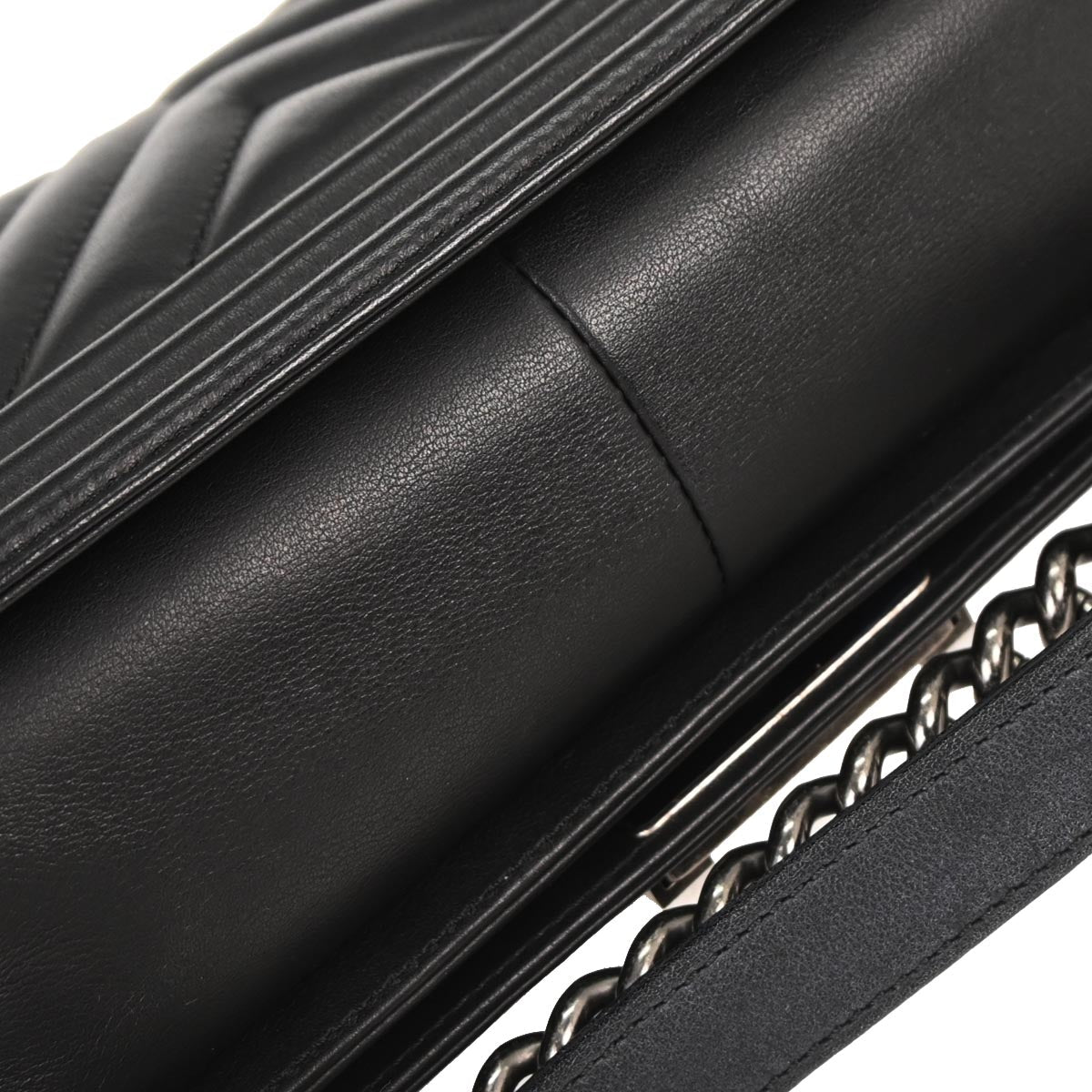 Boy Chanel 2016-2017 Black Lambskin Medium Shoulder Bag