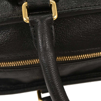 Loewe Black Leather Amazona 36 Handbag