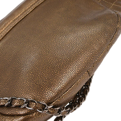 Chanel 2010-2011 Bronze Caviar Shoulder Bag