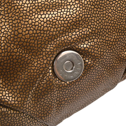 Chanel 2010-2011 Bronze Caviar Shoulder Bag