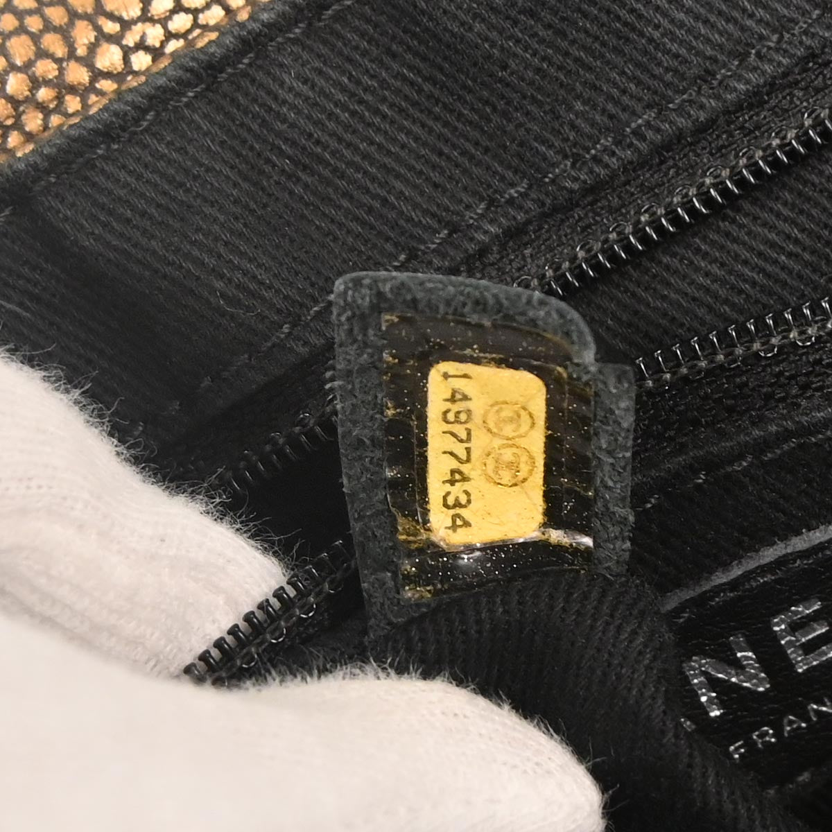 Chanel 2010-2011 Bronze Caviar Shoulder Bag