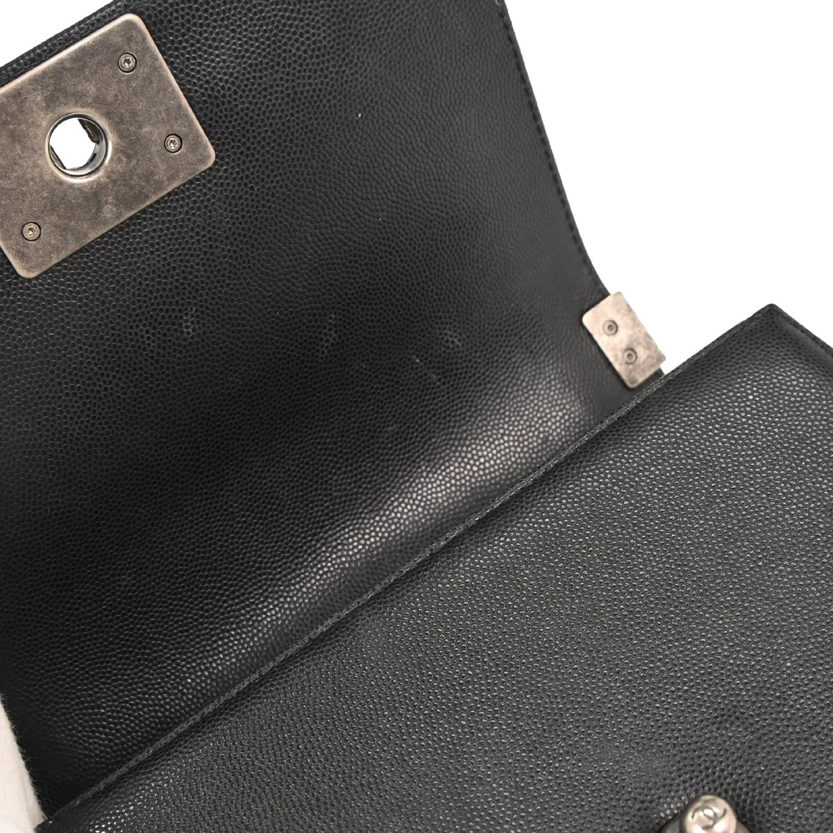 Boy Chanel 2018-2019 Black Caviar Small Chain Shoulder Bag