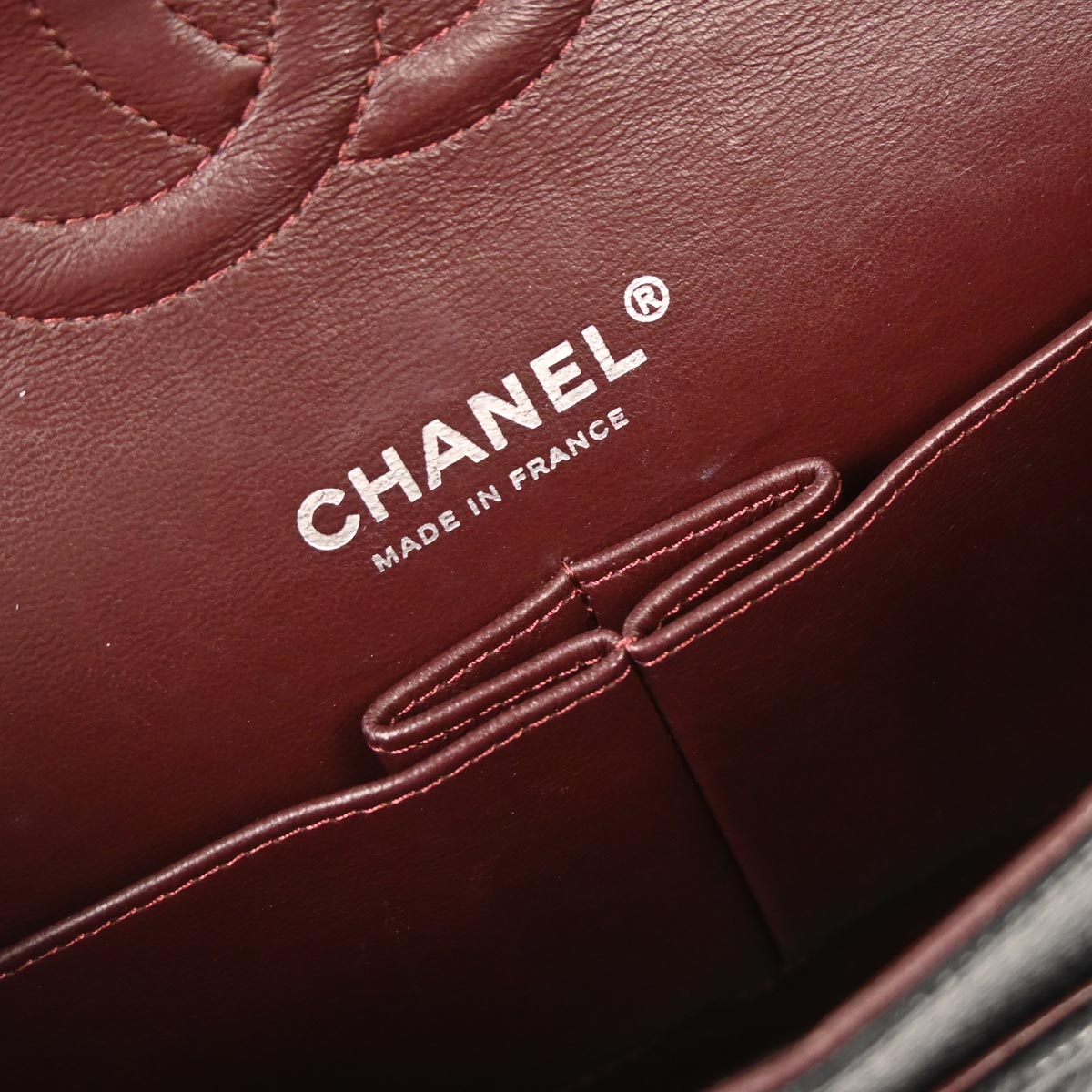 Chanel 2012 Black Caviar Medium Classic Double Flap Shoulder Bag