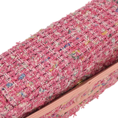 Chanel 2019 Pink Tweed Filigree Shoulder Bag