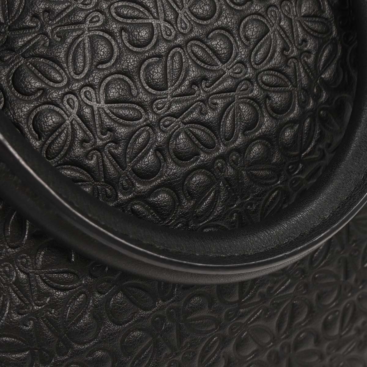 Loewe Black Leather Repeat Anagram Amazona 75 2way Shoulder Handbag