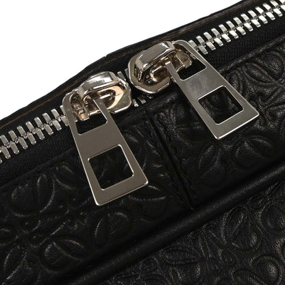 Loewe Black Leather Repeat Anagram Amazona 75 2way Shoulder Handbag