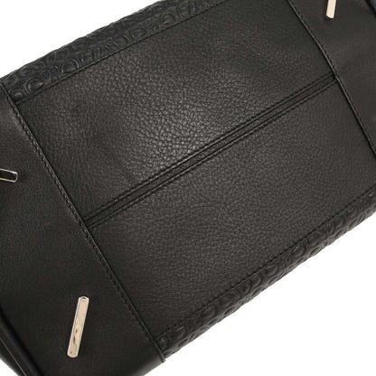 Loewe Black Leather Repeat Anagram Amazona 75 2way Shoulder Handbag