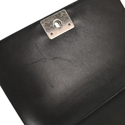 Boy Chanel Black Lambskin Medium Shoulder Bag