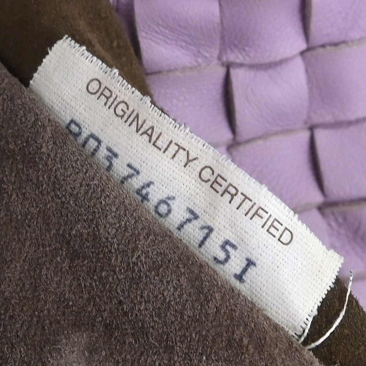 Bottega Veneta Purple Lambskin Intrecciato Hobo Handbag