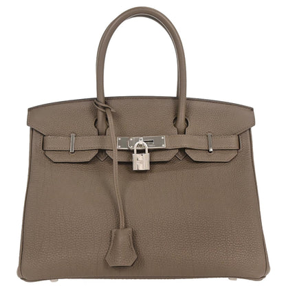 Hermes Toupe Gray Togo Birkin 30 Handbag