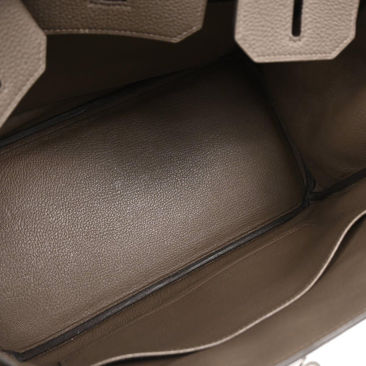 Hermes Toupe Gray Togo Birkin 30 Handbag