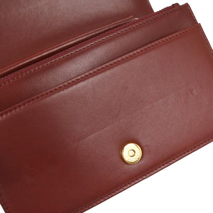 Chanel * 2016-2017 Bordeaux Lapin Fur WOC Wallet On Chain Shoulder Bag