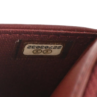 Chanel * 2016-2017 Bordeaux Lapin Fur WOC Wallet On Chain Shoulder Bag