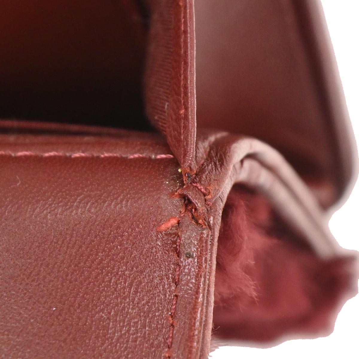 Chanel * 2016-2017 Bordeaux Lapin Fur WOC Wallet On Chain Shoulder Bag