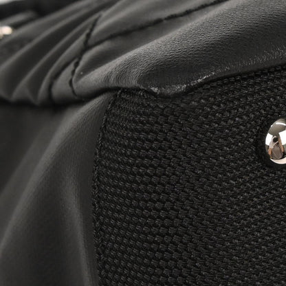 Chanel Black Canvas Paris-Biarritz Tote PM Handbag