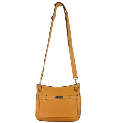 Hermes Moutarde Taurillon Clemence Jypsiere 28 Shoulder Bag