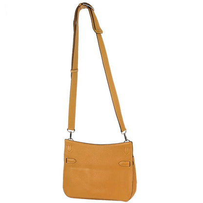 Hermes Moutarde Taurillon Clemence Jypsiere 28 Shoulder Bag