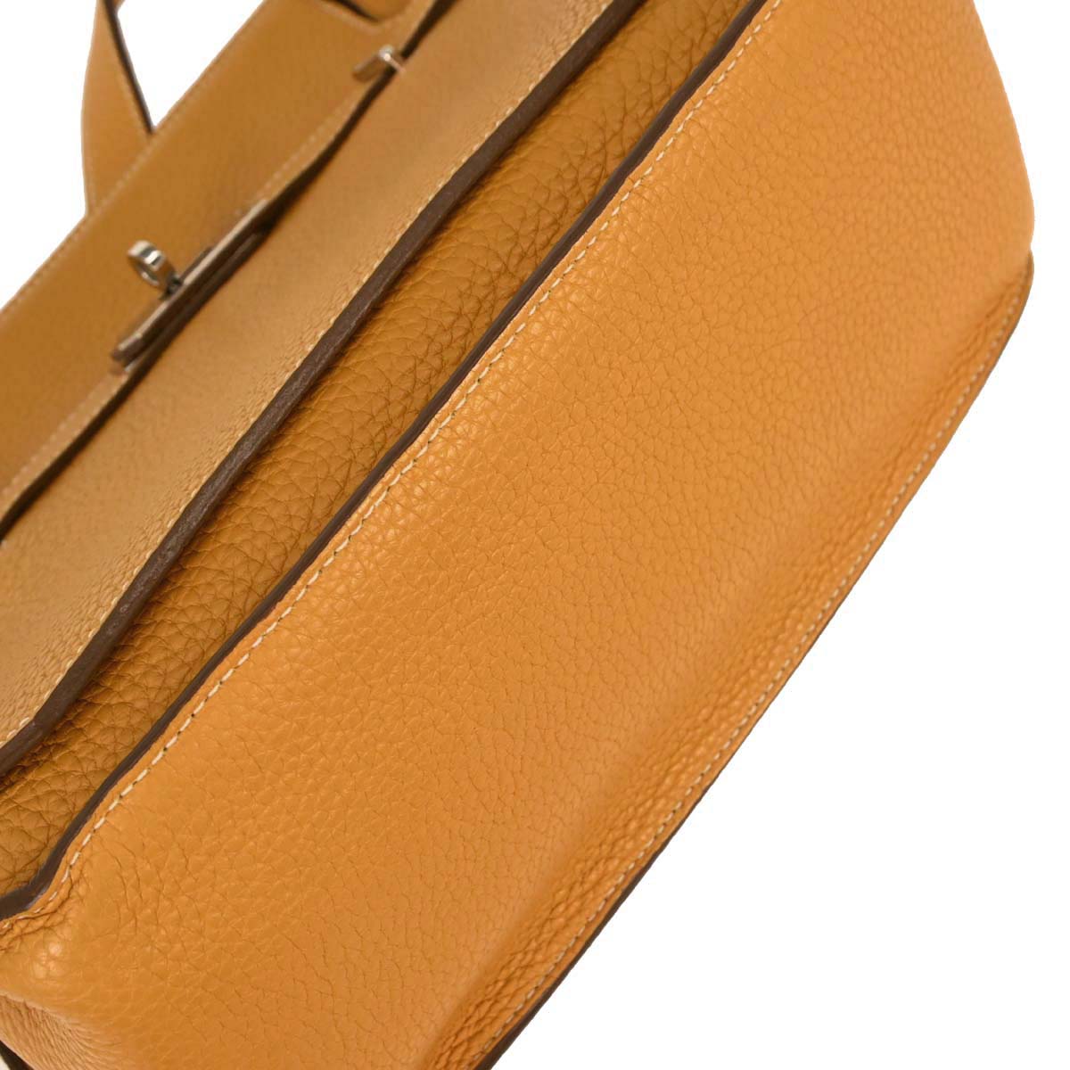 Hermes Moutarde Taurillon Clemence Jypsiere 28 Shoulder Bag