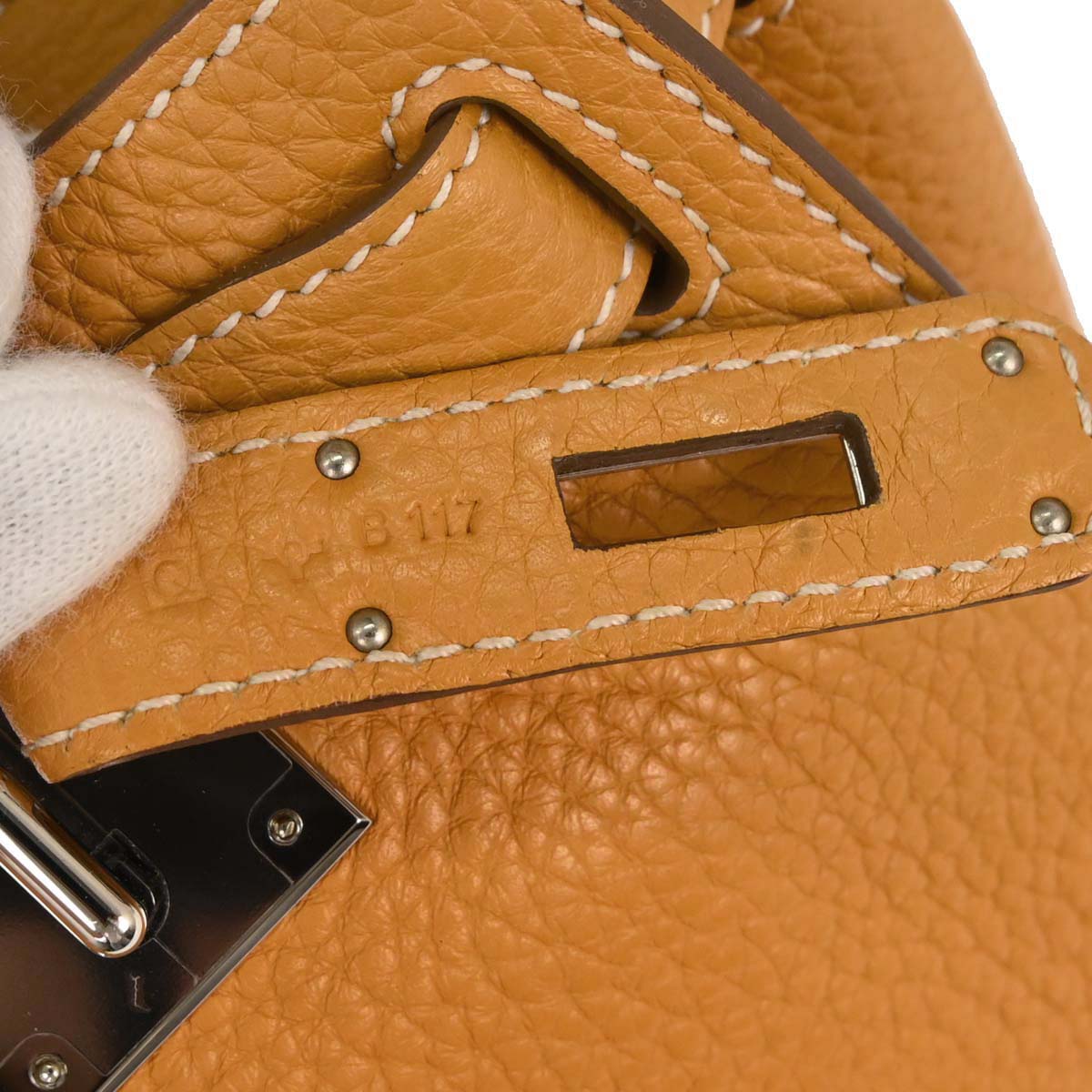 Hermes Moutarde Taurillon Clemence Jypsiere 28 Shoulder Bag