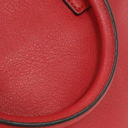Loewe Red Leather Amazona 28 Multiplication 2way Shoulder Handbag