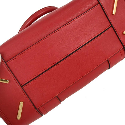 Loewe Red Leather Amazona 28 Multiplication 2way Shoulder Handbag